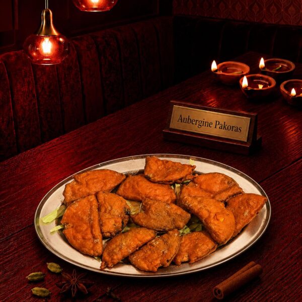 Aubergine Pakoras