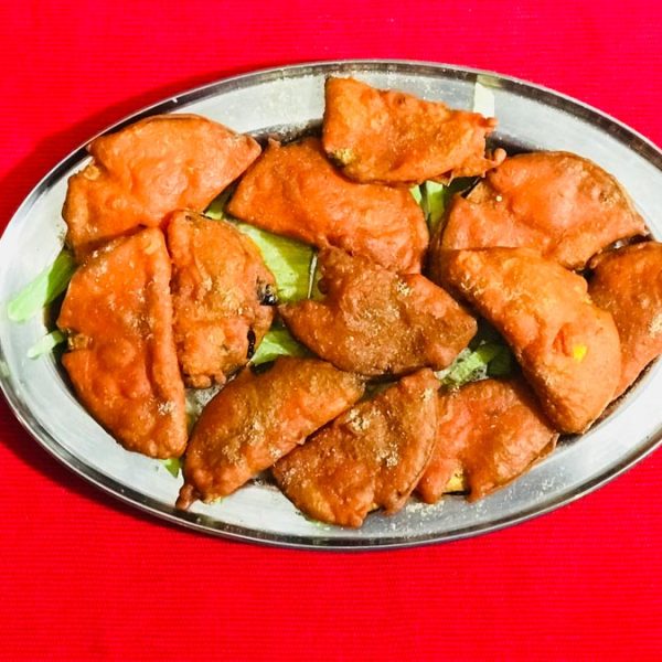 Aubergine Pakoras